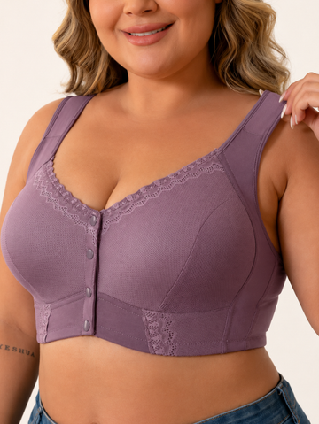 Oferta: Sutiã Rendado Sem Aro Fechamento Frontal